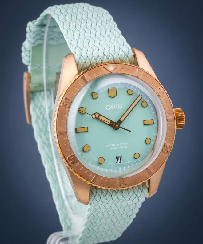 Hodinky unisex Oris Divers Sixty-Five Cotton Candy 01 733 7771 3157-07 3 19 03BR