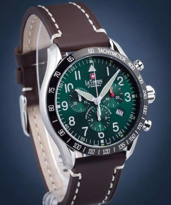 Hodinky pánske Le Temps Air Marshal Chronograph LT1041.14BL16