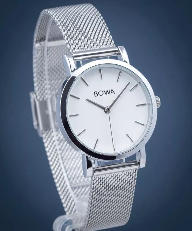 Hodinky Dámske BOWA Tokyo White-Silver mesh 33 TO335-25-165M
