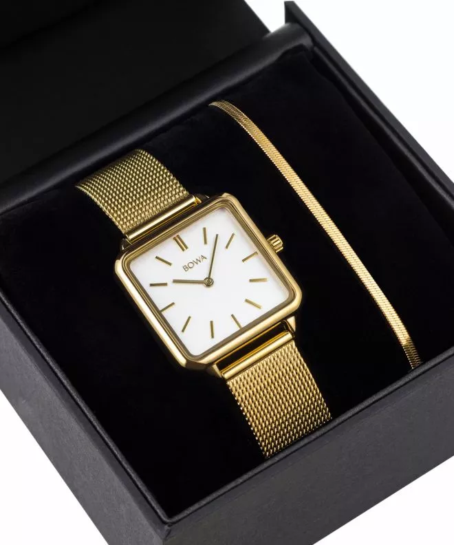 Hodinky dámske BOWA Vienna White Gold Mesh 29 Gift Set VI294-24-164M-419-03