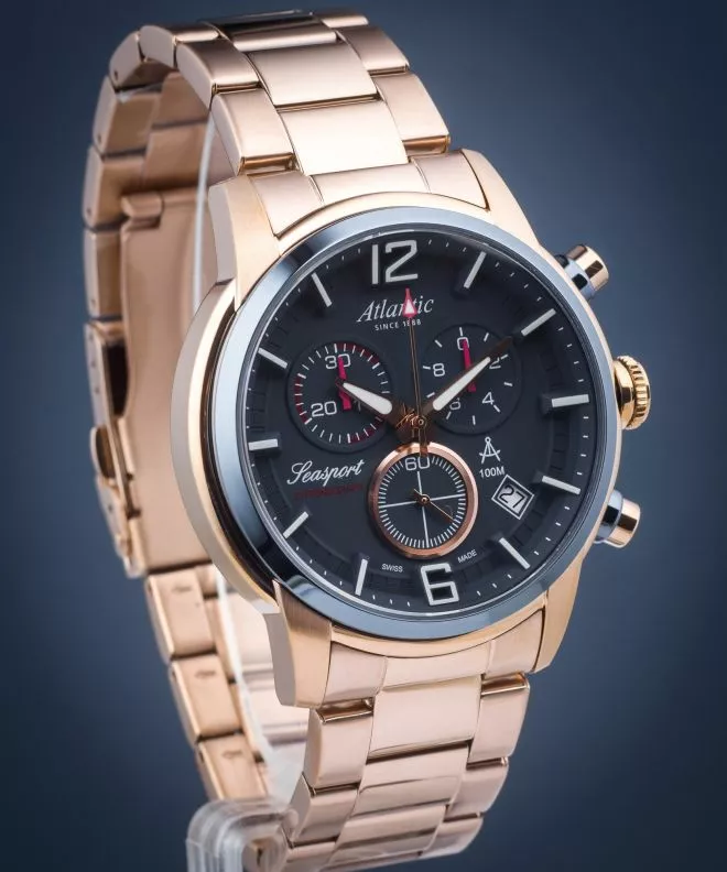 Hodinky Pánske Atlantic Seasport Chronograph 87466.44.55