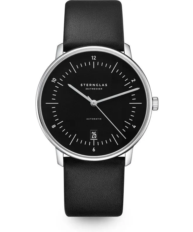 Hodinky pánske Sternglas Naos Piano Black Automatic S02-NA53-PR07