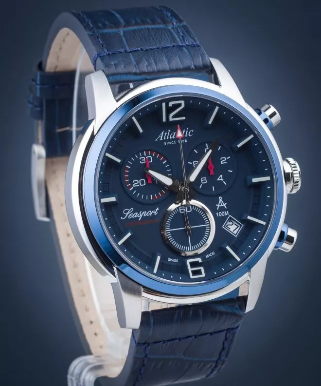 Hodinky Pánske Atlantic Seasport Chronograph 87461.47.55