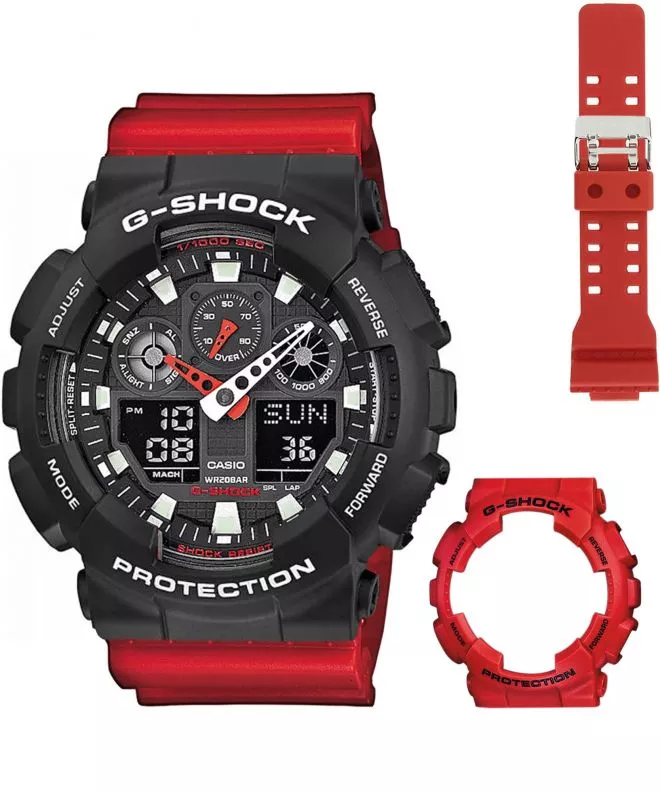 Hodinky pánske Casio G-Shock GA-100 Original Set GA-100B-Set103