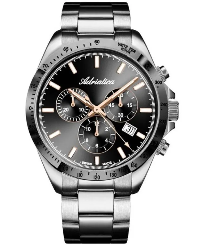 Hodinky pánske Adriatica Classic Chronograph A1053.S1R6CH
