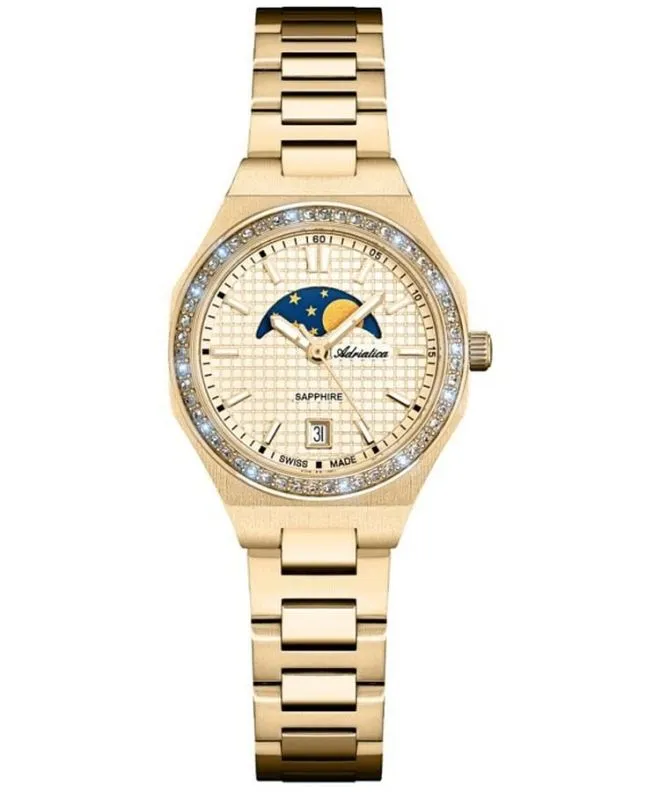 Hodinky dámske Adriatica Moonphase A3326.1111SQZ