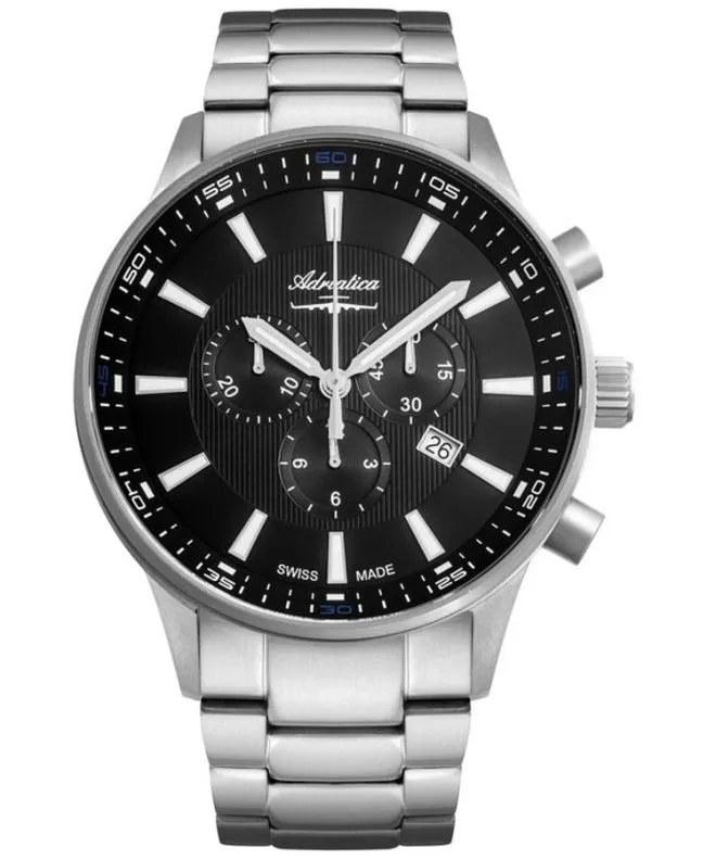 Hodinky pánske Adriatica Classic Titanium Chronograph A8281.4114CH2