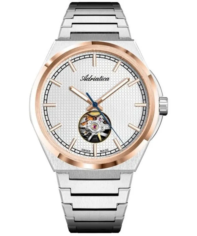Hodinky pánske Adriatica Classic Open Heart Automatic A8348.R113A