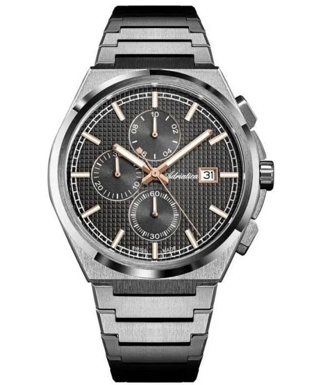 Hodinky pánske Adriatica Classic Chronograph A8348.S1R6CH