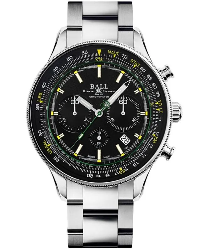 Hodinky pánske Ball Engineer Master II Normandy Automatic Chronograph Limited Edition CM3188D-SCJ-BK