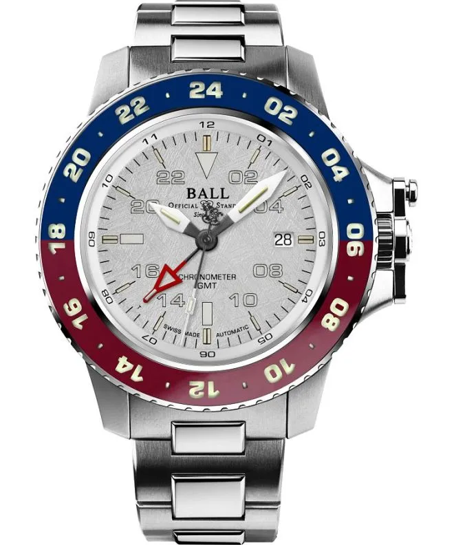 Hodinky pánske Ball Hydrocarbon AeroGMT II Meteorite Automatic Limited Edition DG2118C-S20C-MSL