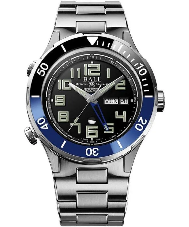 Hodinky pánske Ball Roadmaster Vanguard II Automatic Titanium Chronograph Limited Edition DG3036B-S3C-BK