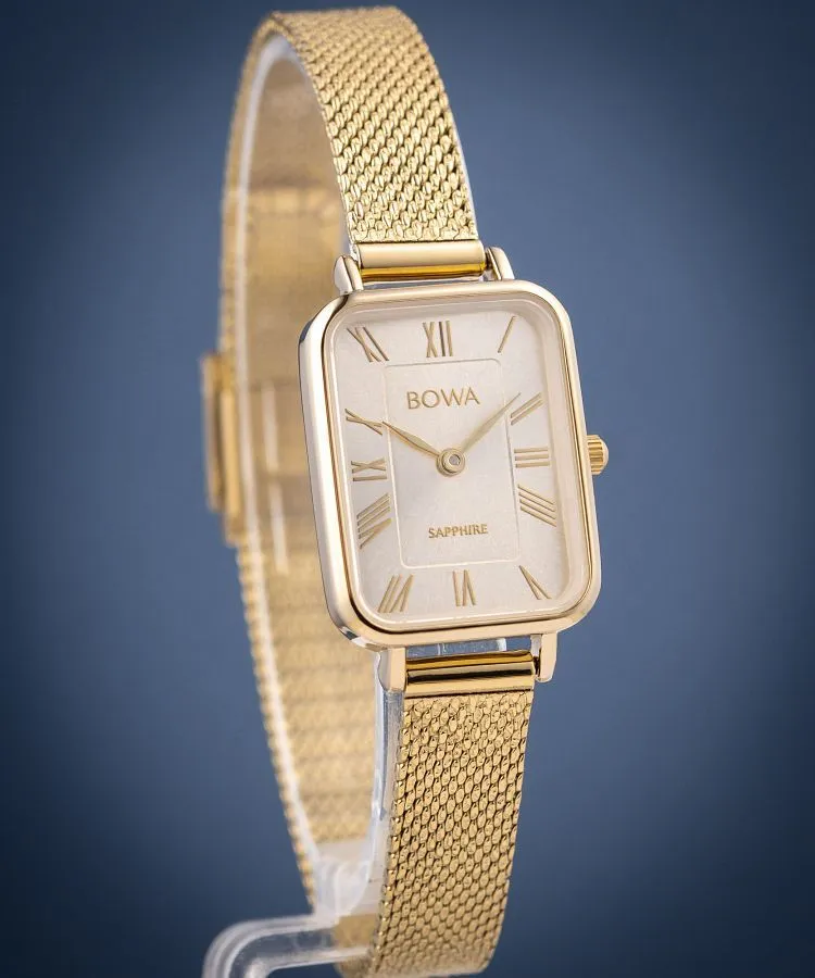 Hodinky dámske BOWA Dubai Full Gold Mesh 20 DU204-44R-104M