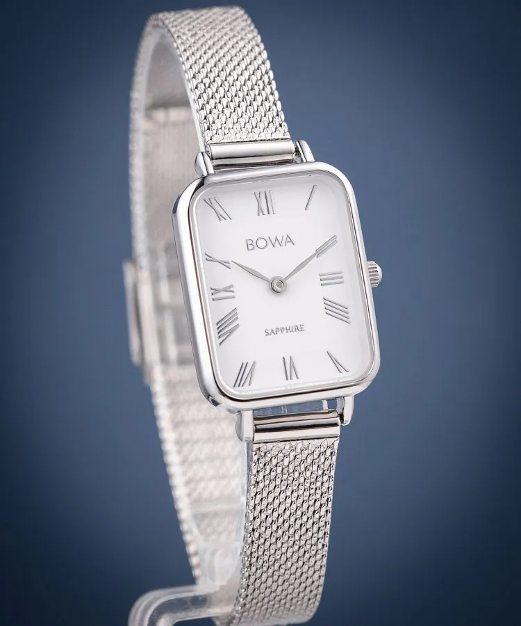 Hodinky dámske BOWA Dubai White-Silver Mesh 20 DU205-25R-105M