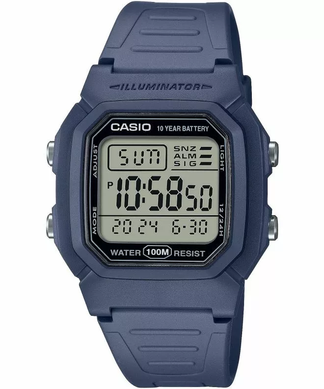 Hodinky unisex Casio Digital W-800H-2AVEF