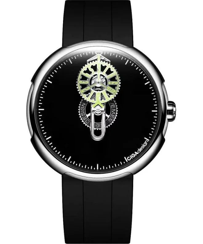 Hodinky pánske Ciga Design Time Cipher Automatic Skeleton T021-SISI-6B
