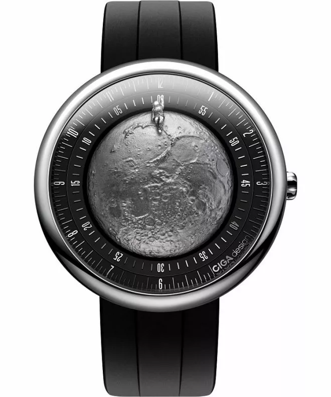 Hodinky pánske Ciga Design U Series Moon Walker Automatic Titanium GPHG 2021 U055-TIGR-6B