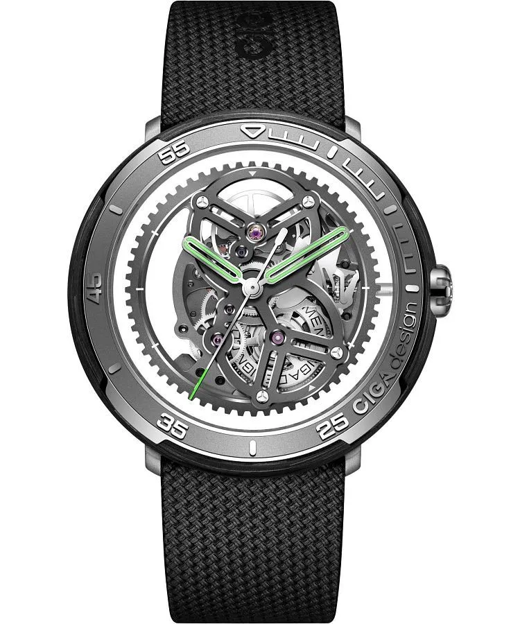 Hodinky pánske Ciga Design Vector Automatic Skeleton V011-TCGR-6B