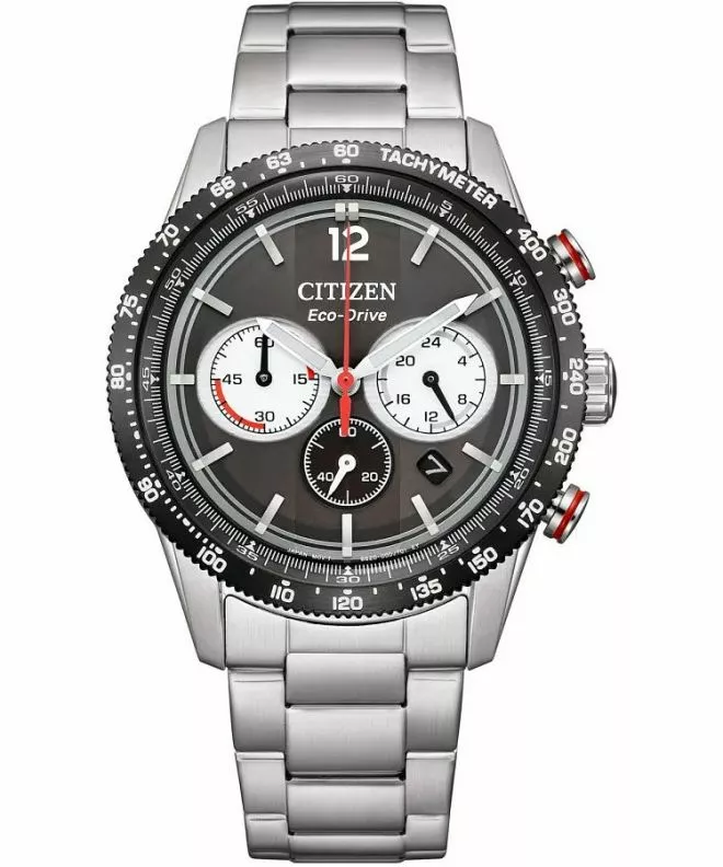 Hodinky pánske Citizen Vintage Racing Eco-Drive Chronograph CA4714-55E