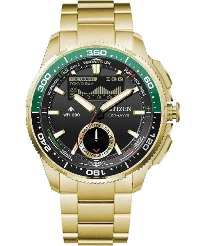 Hodinky pánske Citizen Promaster Marine Wave Tracker Eco-Drive Chronograph JV3002-51E