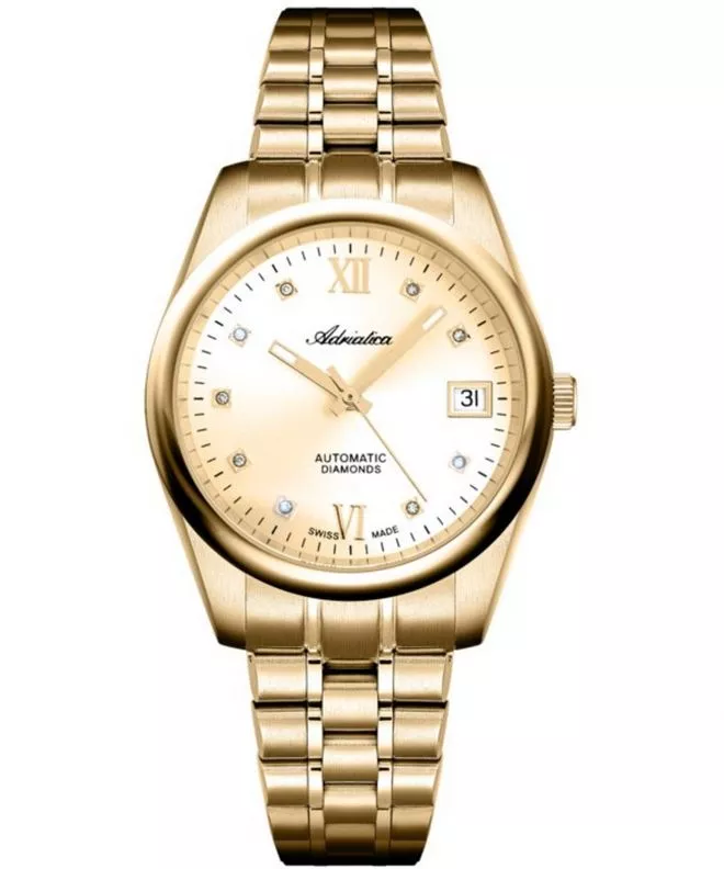Hodinky dámske Adriatica Classic Automatic Diamonds A3198.1181DA