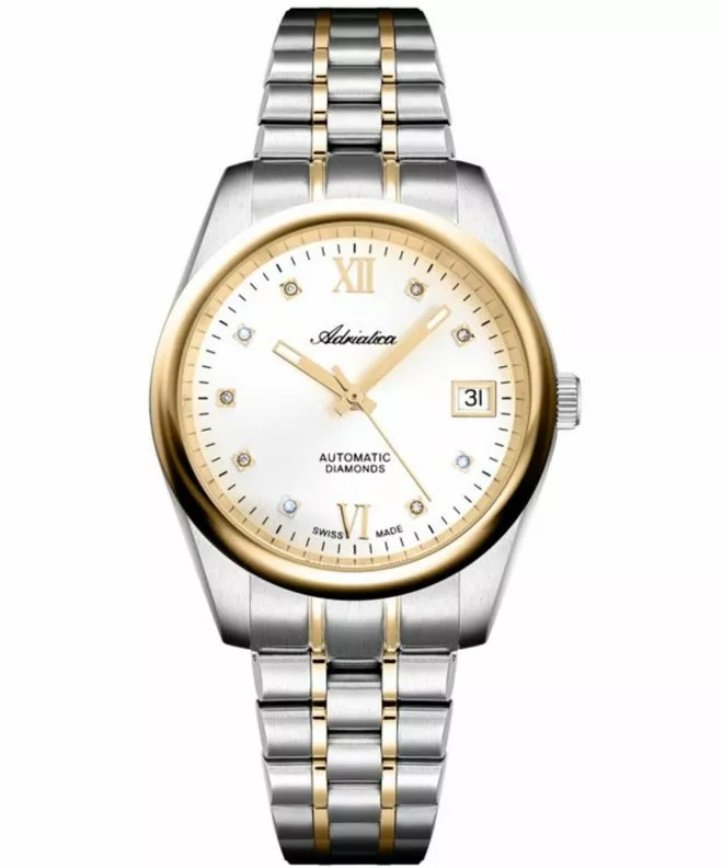 Hodinky dámske Adriatica Classic Automatic Diamonds A3198.2183DA