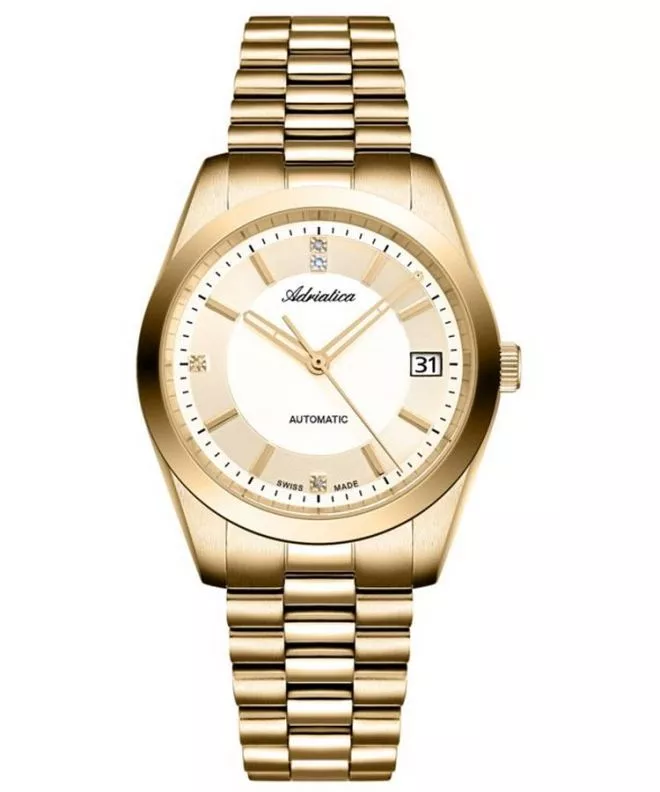Hodinky dámske Adriatica Classic Automatic Diamonds A3802.1111AD