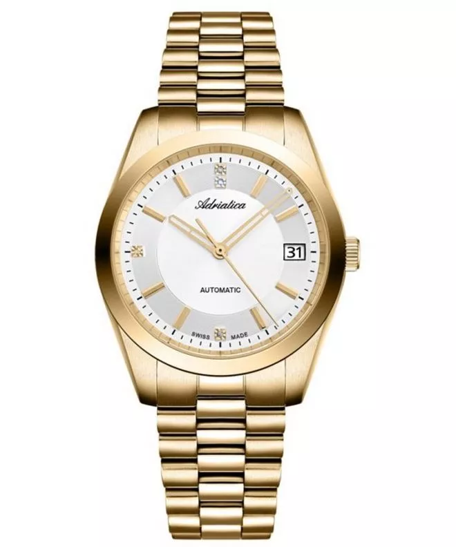 Hodinky dámske Adriatica Classic Automatic Diamonds A3802.1113AD