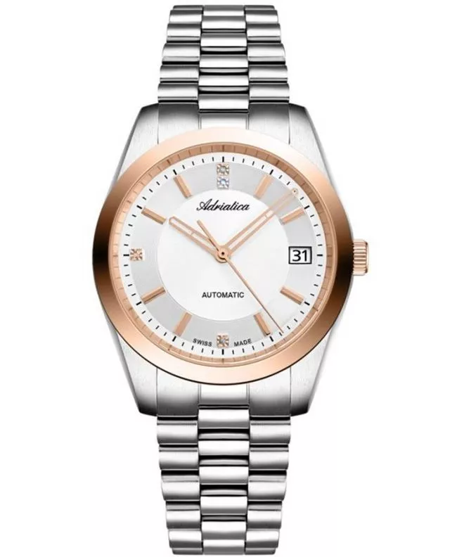 Hodinky dámske Adriatica Classic Automatic Diamonds A3802.R113AD