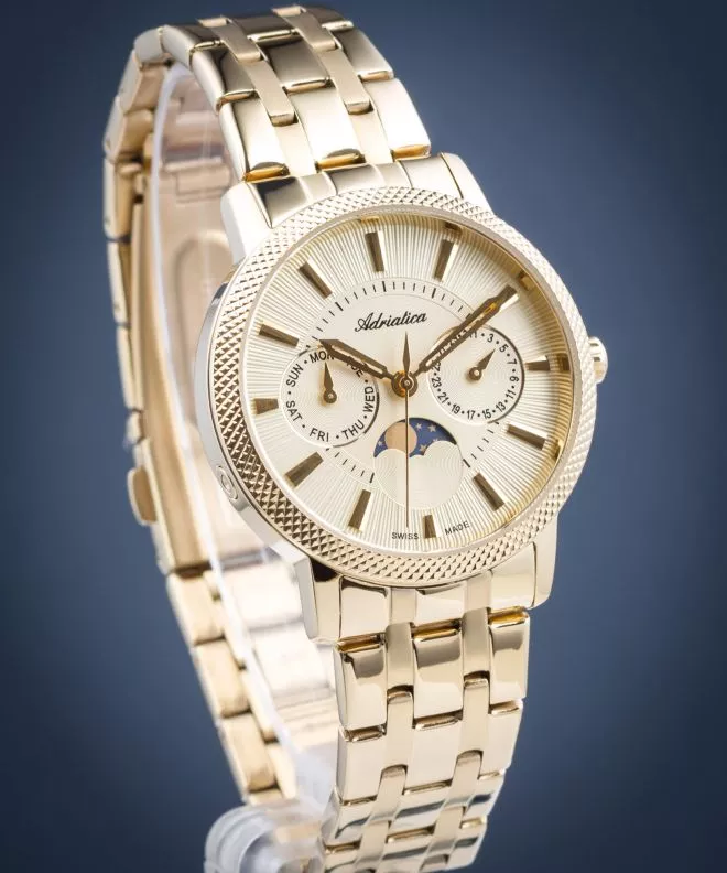Hodinky Dámske Adriatica Moon Phase A3808.1111QF