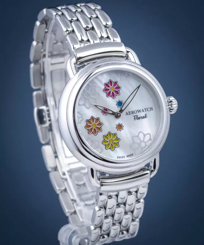 Hodinky Dámske Aerowatch Floral 44960-AA15-M