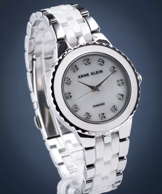 Hodinky Dámske Anne Klein Diamond-accented AK-2713WTSV