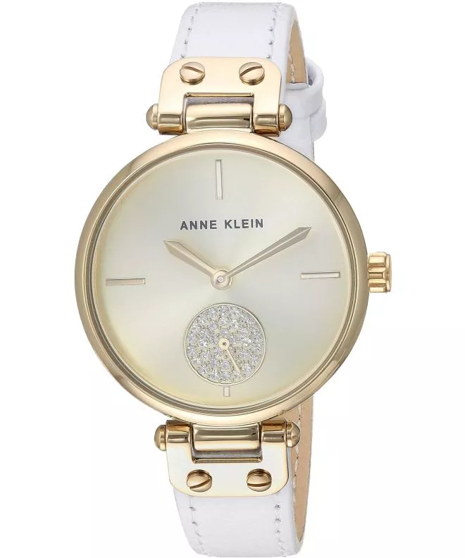 Hodinky Dámske Anne Klein Crystal Accented AK/3380CHWT