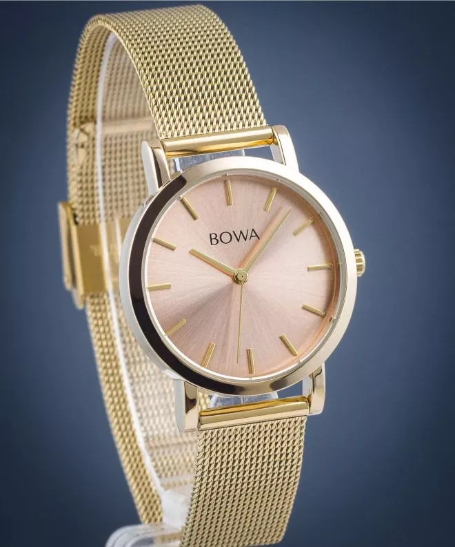 Hodinky dámske BOWA Tokyo Pink-Gold Mesh 33 TO334-74-164M