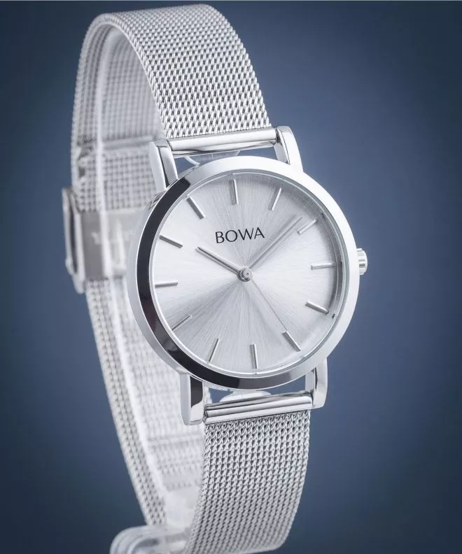 Hodinky dámske BOWA Tokyo Silver-Black Tone Mesh 33 TO335-55-165M