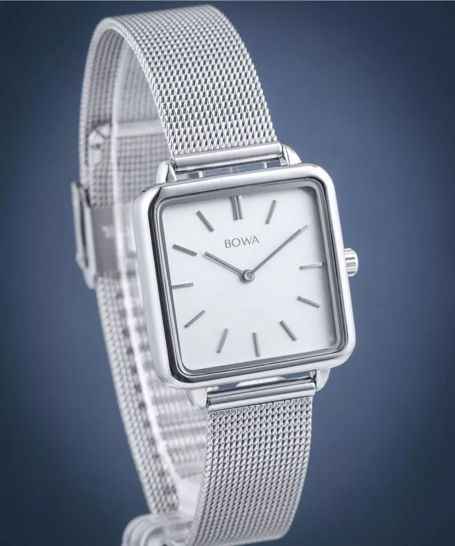 Hodinky dámske BOWA Vienna White Silver Mesh 29 VI295-25-165M