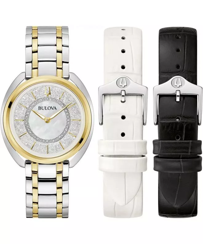 Hodinky dámske Bulova Duality Diamonds Gift Set 98X134