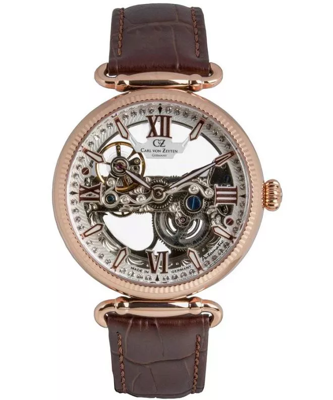 Hodinky dámske Carl von Zeyten Hausern Skeleton Automatic Limited Edition CVZ0083RWHS