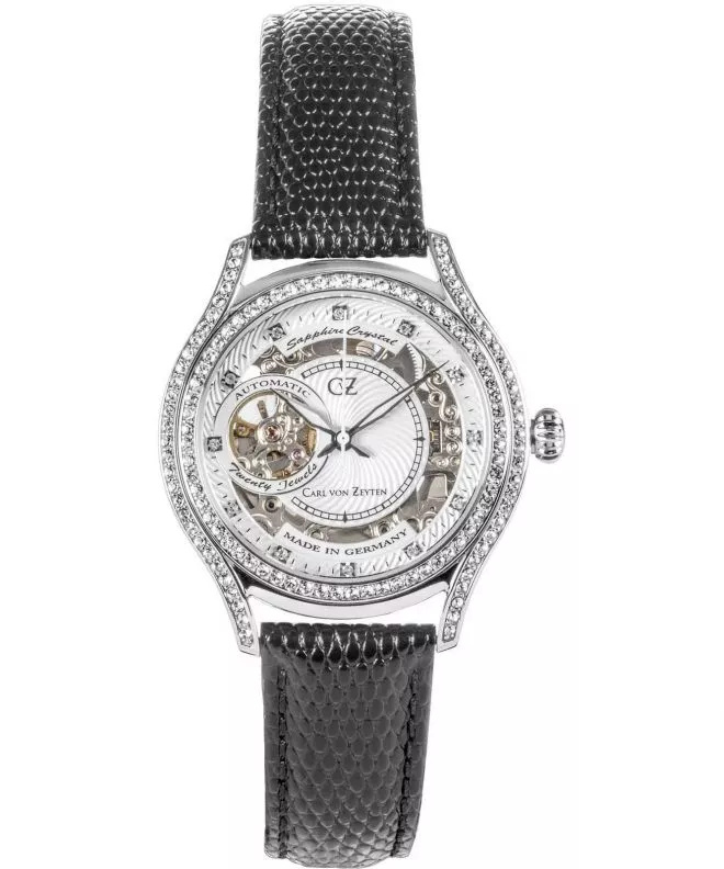 Hodinky dámske Carl von Zeyten Hornberg Skeleton Automatic CVZ0069WHS