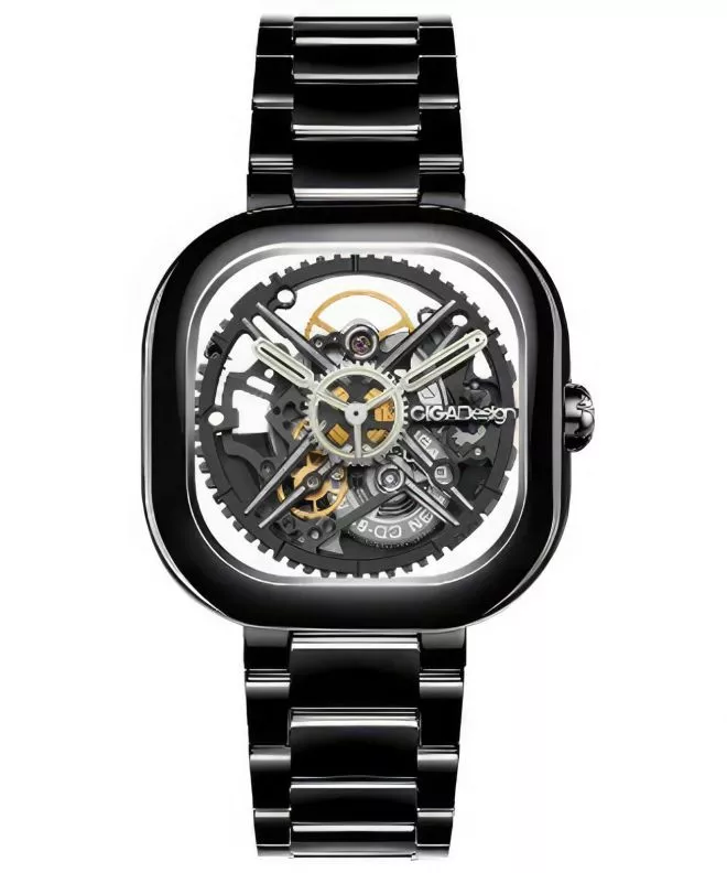 Hodinky dámske Ciga Design Eastern Jade Skeleton Automatic C012-BB01-W7B (C012-BB01-7B)