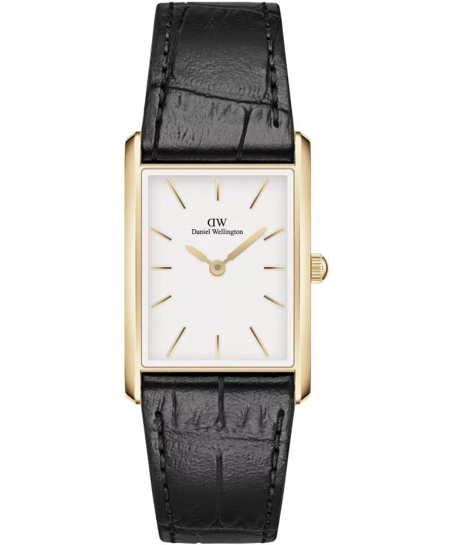 Hodinky dámske Daniel Wellington Bound Black Crocodile Gold 22 DW00100740
