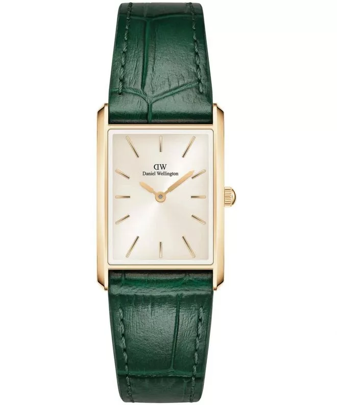 Hodinky dámske Daniel Wellington Bound Crocodile Champagne Sunray Gold 22 22 DW00100695