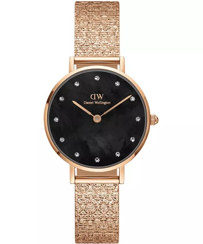 Hodinky dámske Daniel Wellington Petite Lumine Pressed Piano Rose Gold 28 DW00100591