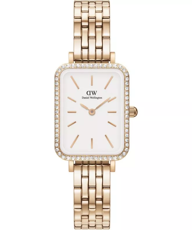 Hodinky dámske Daniel Wellington Quadro Lumine Bezel 5-Link Melrose 40 DW00100672