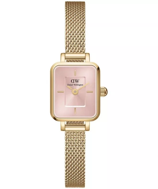 Hodinky dámske Daniel Wellington Quadro Mini Evergold Blush 15 DW00100655