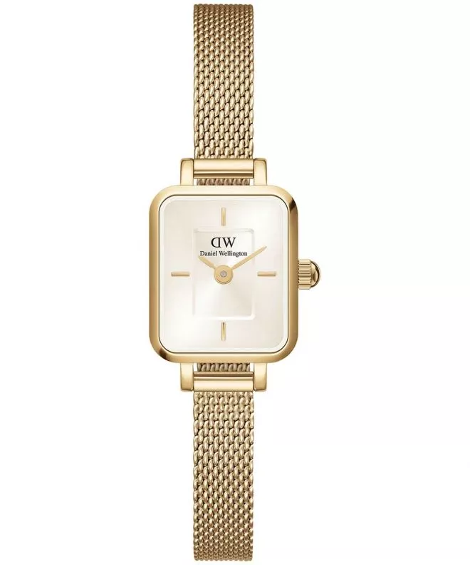 Hodinky dámske Daniel Wellington Quadro Mini Evergold Champagne 15 DW00100656