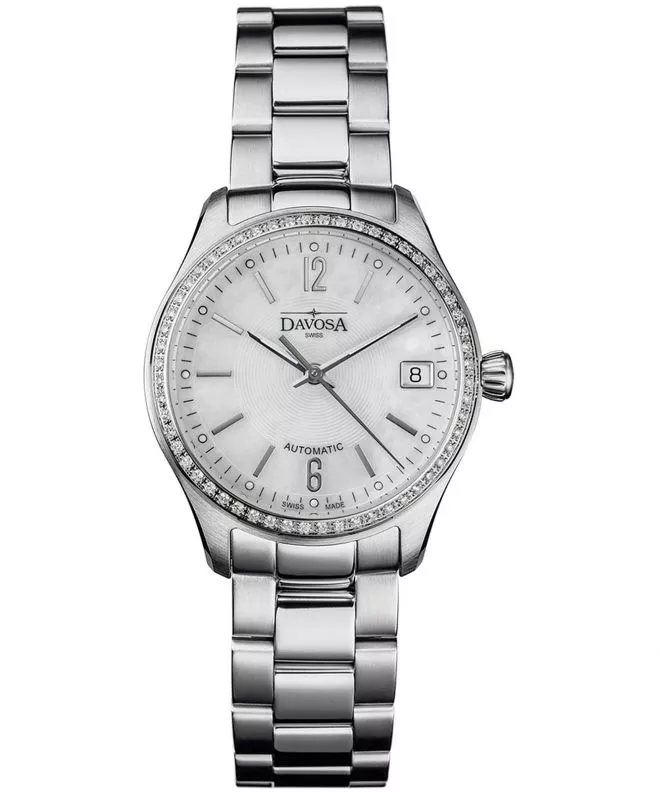 Hodinky dámske Davosa Newton Lady Diamond Automatic 166.191.10
