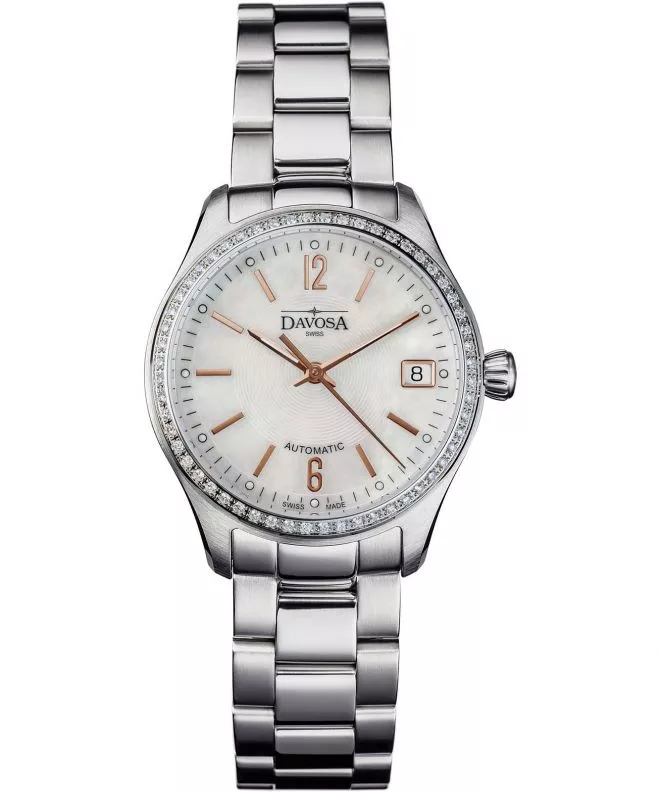 Hodinky Dámske Davosa Newton Lady Diamond Automatic 166.193.15