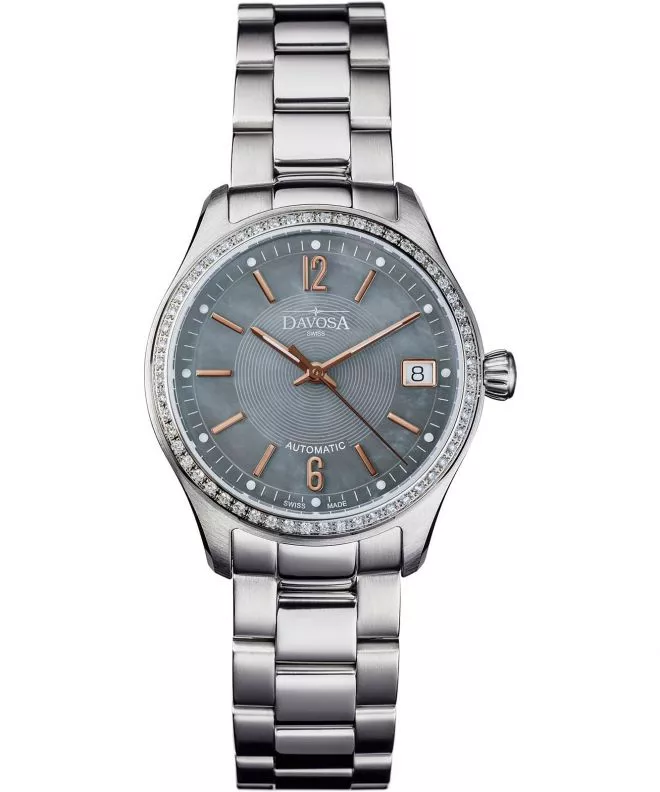 Hodinky Dámske Davosa Newton Lady Diamond Automatic 166.193.55