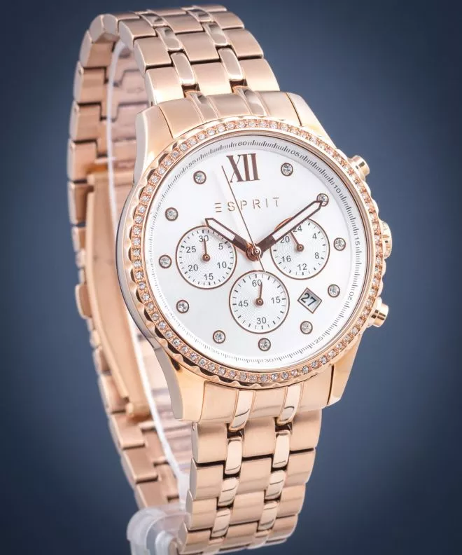 Hodinky Dámske Esprit Rose Gold Chronograph ES108732002